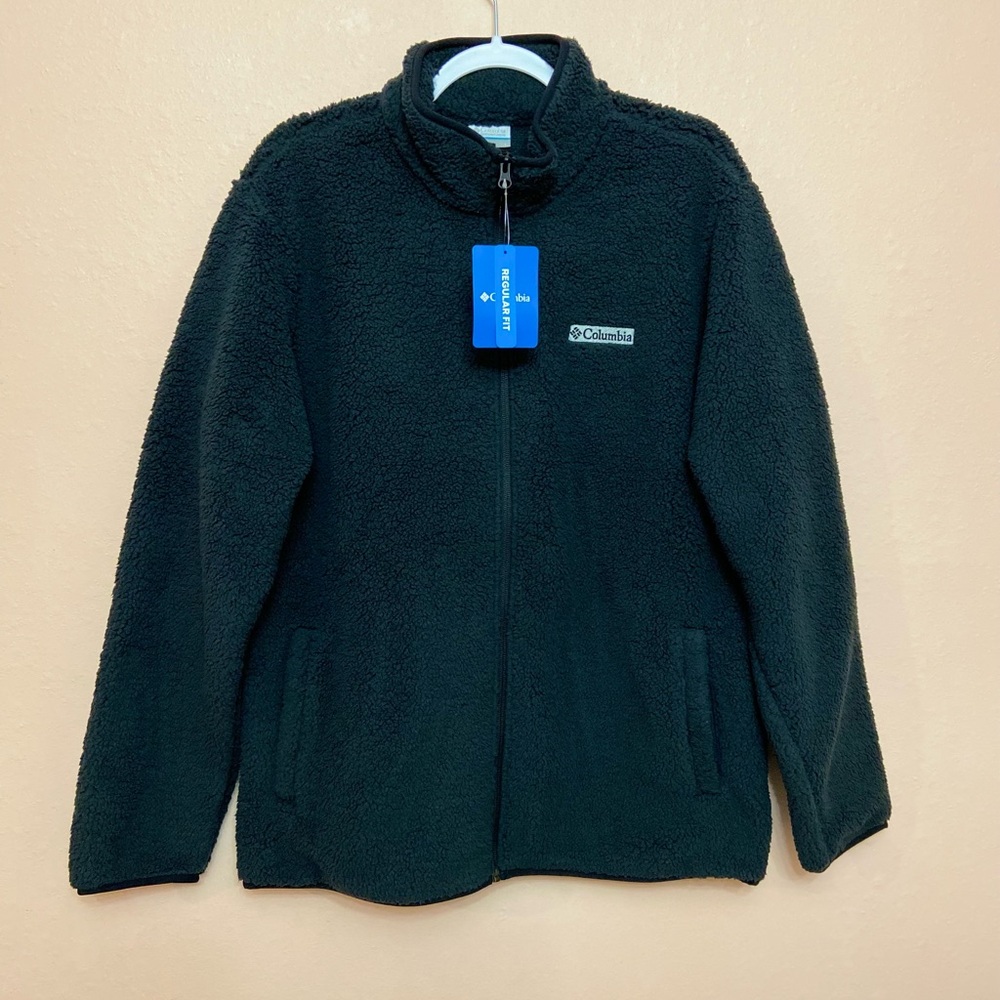 Columbia Men's Rugged Ridge III Full Zip Sherpa Fleece Jacket - Picture 3 of 6